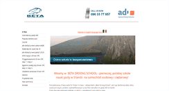 Desktop Screenshot of beta-naukajazdy.com
